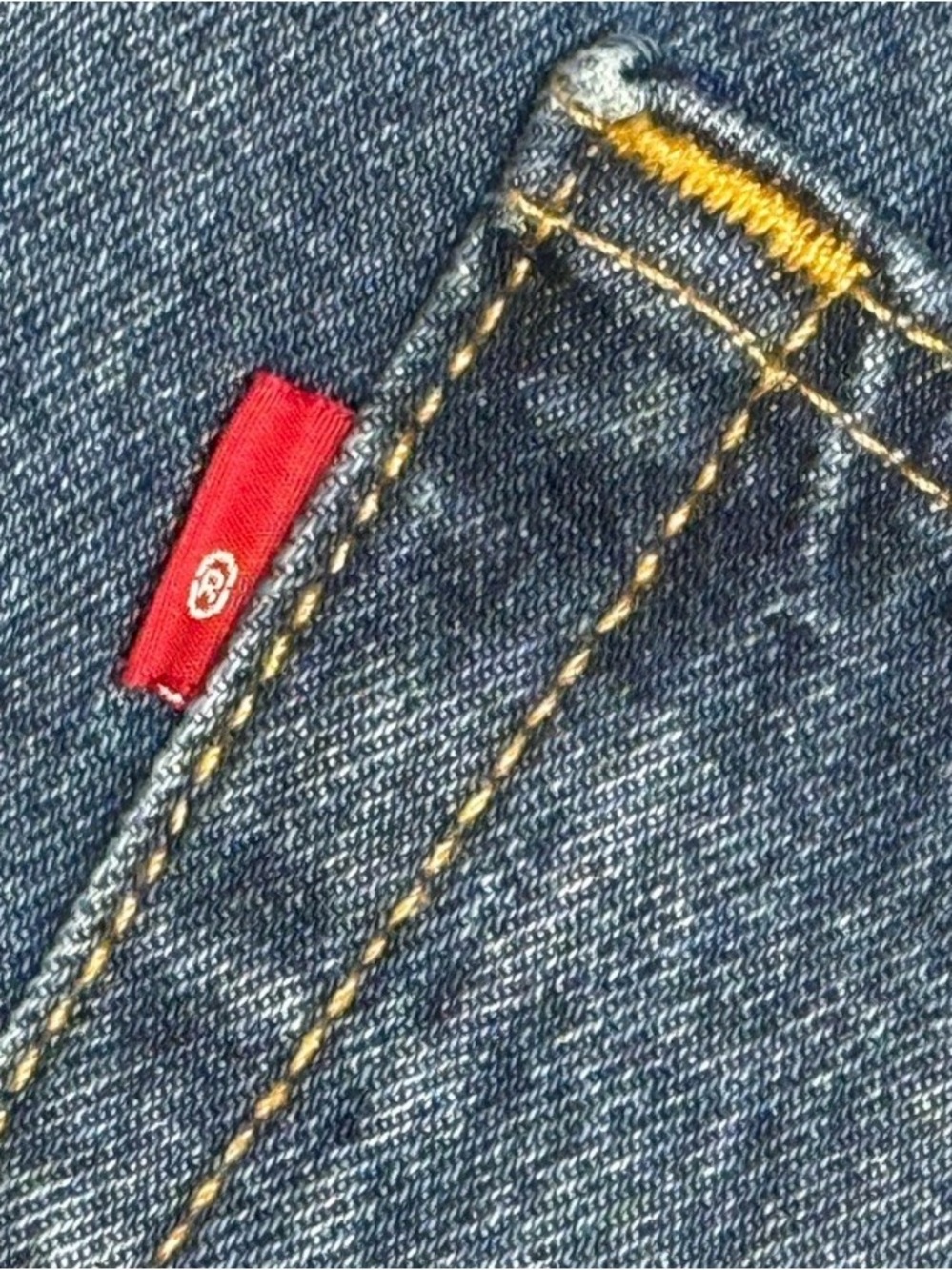 Levi's 550 Relaxed Fit Tapered Leg Jeans Mens Dark Wash Blue 38X32 Msrs 37x31 - Picture 7 of 12